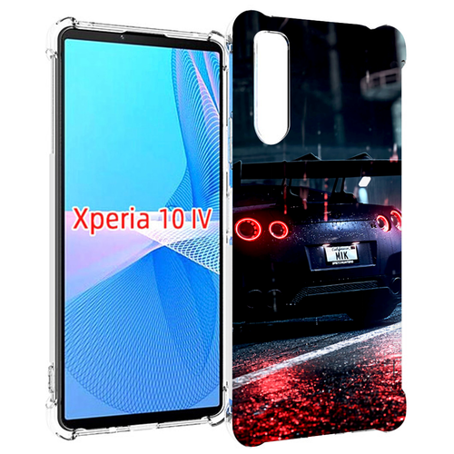 Чехол MyPads Nissan Skyline для Sony Xperia 10 IV (10-4) задняя-панель-накладка-бампер