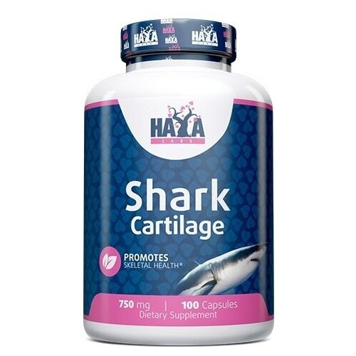 Haya Labs Shark Cartilage (Акулий хрящ) 750 мг 100 капсул