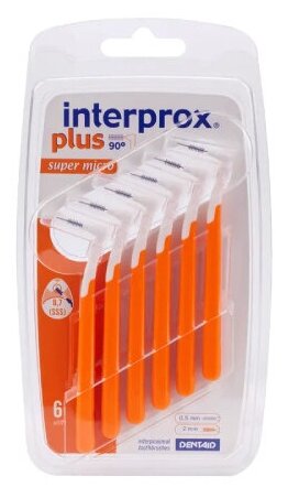 Межзубные ершики для брекетов Interprox Plus Super Micro 6 шт (0,7 мм)