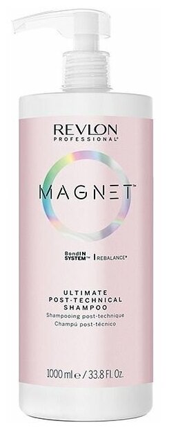 Шампунь Revlon Professional Magnet™ Ultimate Post-Technical Shampoo, 1000 мл