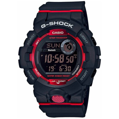 фото Наручные часы casio g-shock наручные часы casio gbd-800-1er, черный, красный