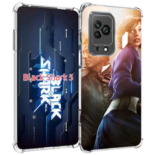 чехол mypads bioshock infinite для xiaomi black shark 5 pro задняя панель накладка бампер Чехол MyPads Bioshock Infinite для Xiaomi Black Shark 5 задняя-панель-накладка-бампер