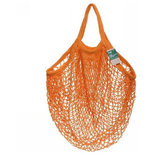 Сумка авоська ВОСТОК, оранжевый сумка авоська повседневная текстиль складная серый