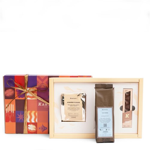 Подарочный набор с чаем, кофе и шоколадом 