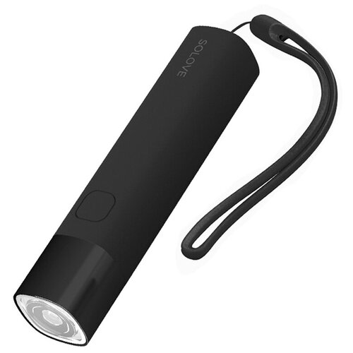 Фонарик ручной походный SOLOVE Portable Flashlight Power Bank X3s 3000mAh черный внешний аккумулятор xiaomi solove x3 portable flashlight power белый