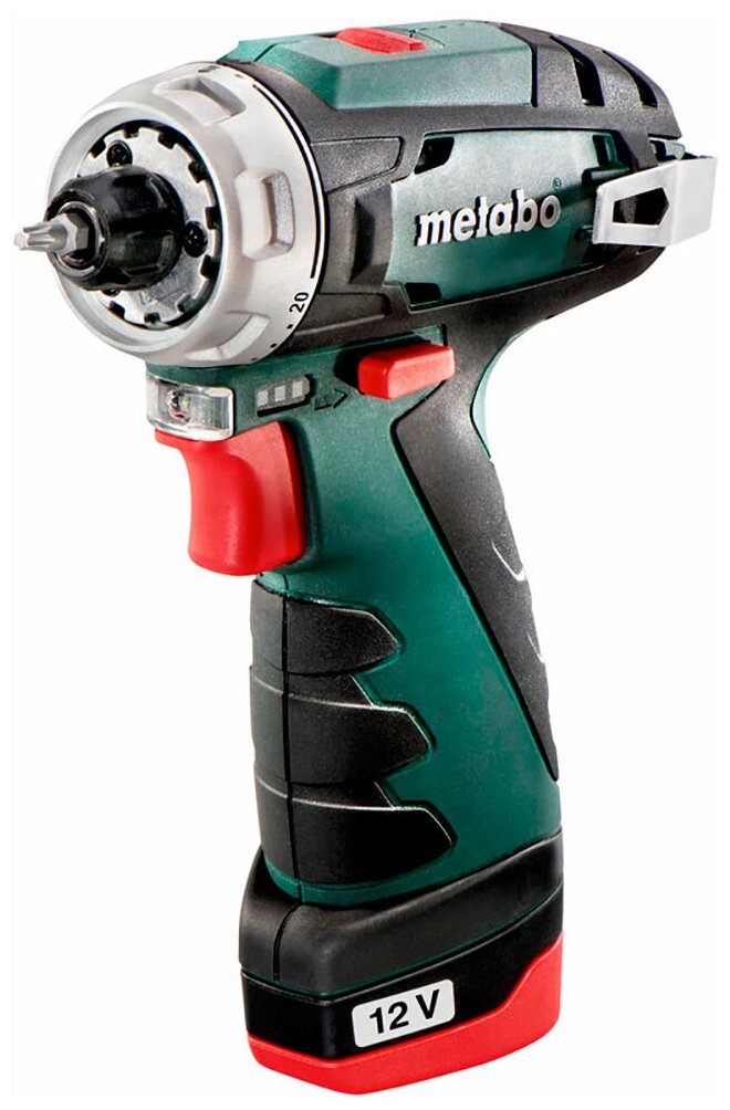 Шуруповерт аккумуляторный Metabo PowerMaxx BS (2акк.) - фотография № 1