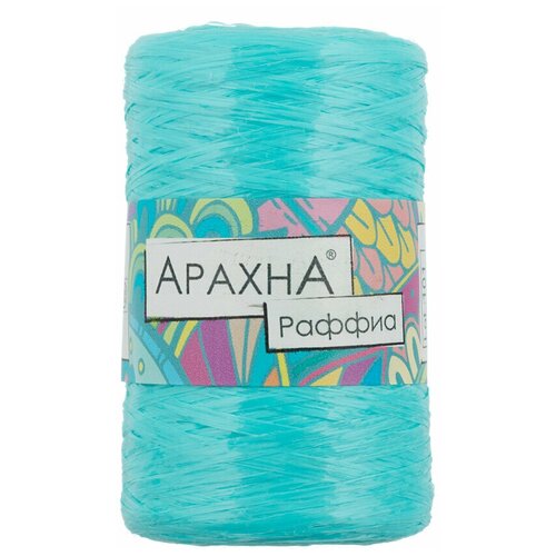 фото Набор пряжи arachna "raffia", 5*50 г+/-10 г, 200 м+/-12 м, №49 мята