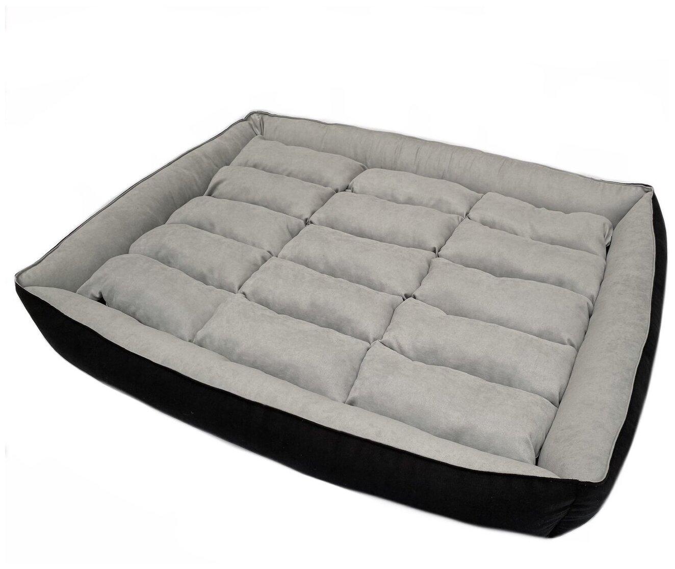 Большой мягкий лежак для крупных пород собак со съёмной подушкой 90*70 см - фотография № 6