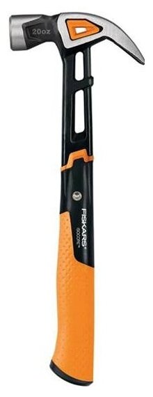 Молоток Fiskars с загнутым гвоздодёром L 20oz/13.5" 1027203