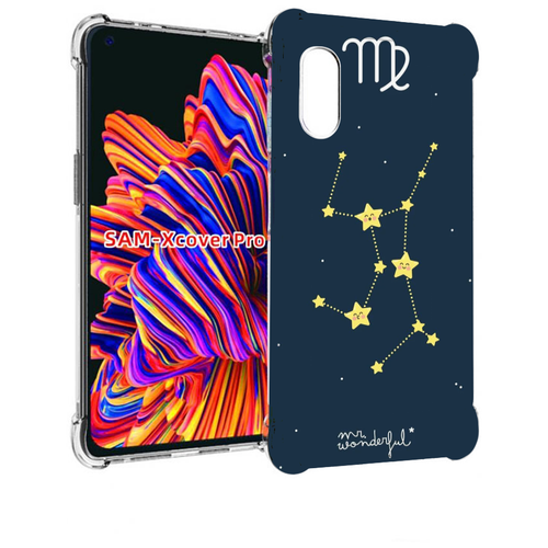 Чехол MyPads знак-зодиака-дева-3 для Samsung Galaxy Xcover Pro 1 задняя-панель-накладка-бампер