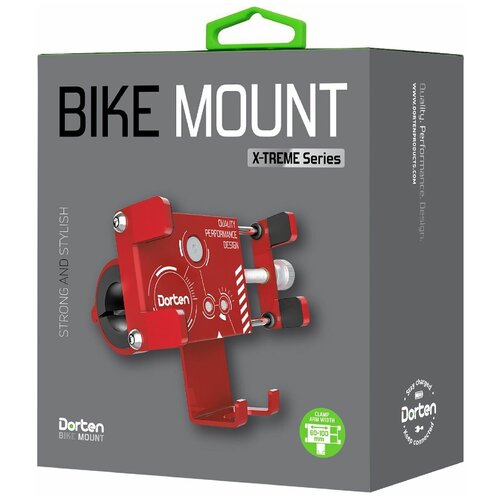 Держатель велосипедный Dorten Bike Mount: X-treme series Red держатель для телефона rokform pro series aluminum bike mount kit черный