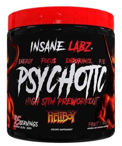 Голубика Insane Labz Psychotic Hellboy Edition 250 гр (Insane Labz)