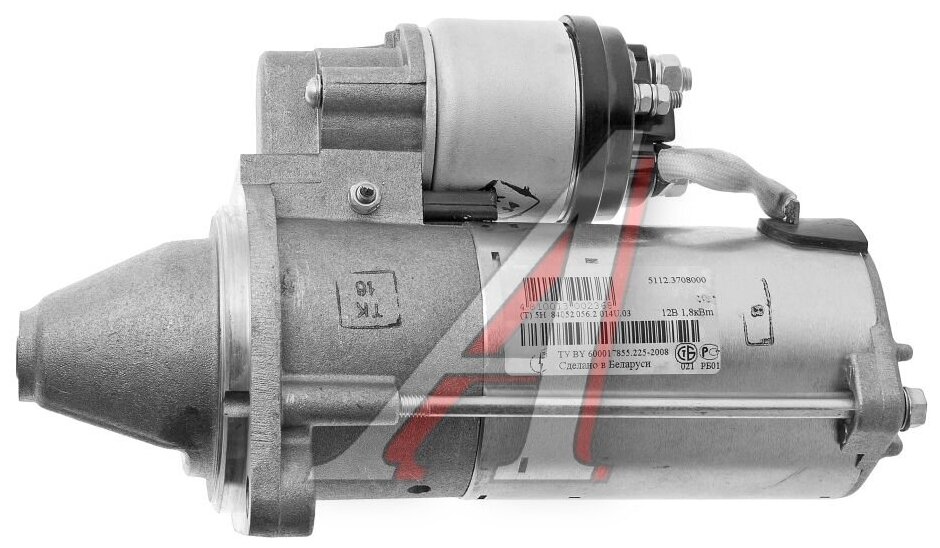 Стартер для а/м Газ УАЗ дв.406 (БАТЭ) редукторный 5112.3708 - фото №20