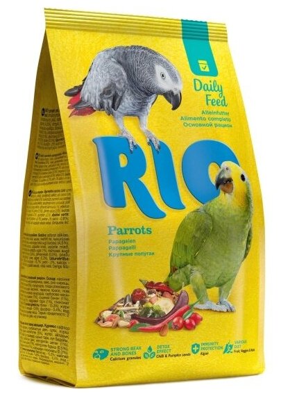 Корм Rio для крупных попугаев. Основной рацион, 1 кг