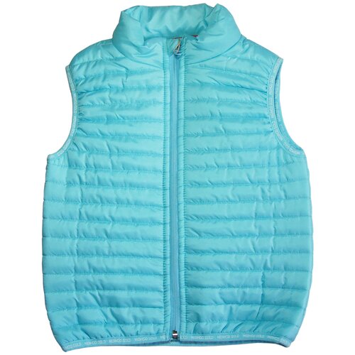 фото Жилет стеганый, mdm midimod gold, цвет бирюзовый, размер 104