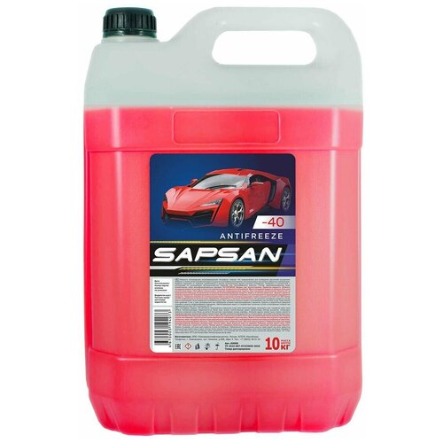 Антифриз Sapsan Red 10кг (60006)