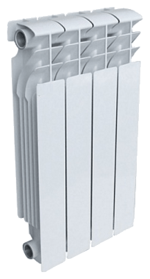 Радиатор отопления алюминиевый, секционный, STI, Classic, 6 секций, 80/350, 630 Вт - фотография № 3