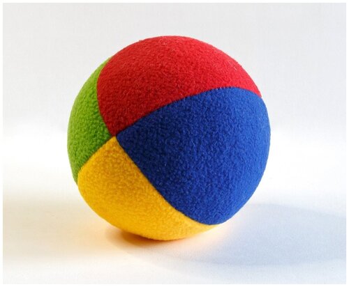 Мягкая игрушка Magic Bear Toys Мяч мягкий Радуга четыре цвета 10 см.