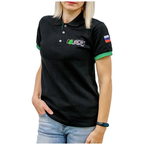 фото Футболка поло (4ph-tshirt), черный;зеленый, lм 4пх