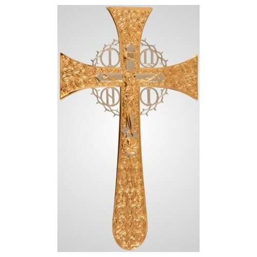 Крест напрестольный (3380566) мальтийский №2 гальванопластика золочение #2209 брошь tasyas мальтийский крест