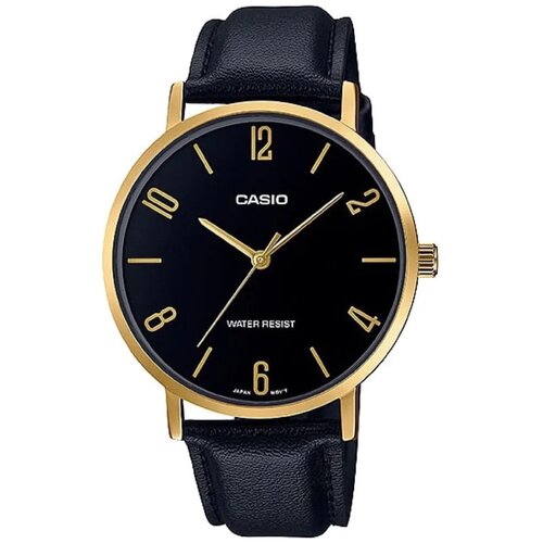 Наручные часы CASIO Collection, черный, золотой