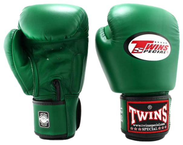 Боксерские перчатки Twins BGVL-3 Green (12 унций)