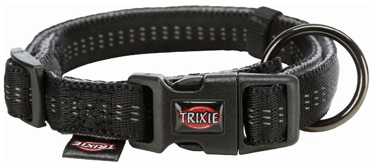 Ошейник для собак Trixie Softline Elegance XS черный/графитовый 10 мм 20 – 30 см (1 шт)