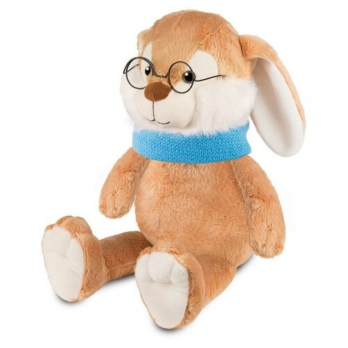 фото Мягкая игрушка «кролик эдик в шарфе и в очках», 20 см newstore