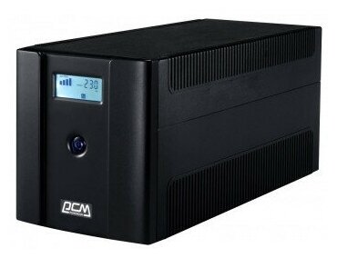 UPS PowerCom RPT-1500AP LCD (Line-Interactive, 1500VA/900W, Tower, 4xSchuko, LCD, USB) (1107535)