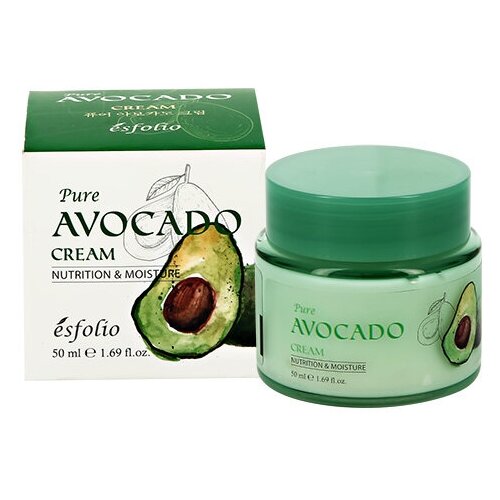Крем для лица `ESFOLIO` PURE AVOCADO 50 мл уход за лицом esfolio тонер для лица pure avocado