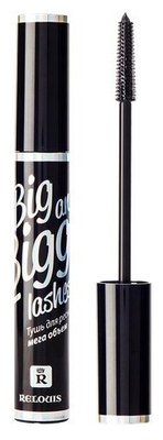 Тушь для ресниц `RELOUIS` BIG AND BIGGER LASHES мега объем черная