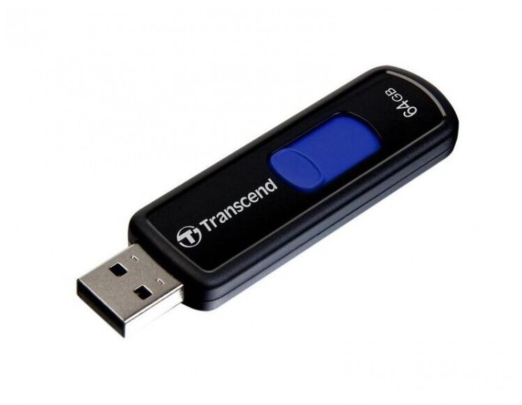 USB флешка 64ГБ Transcend TS64GJF500 Black