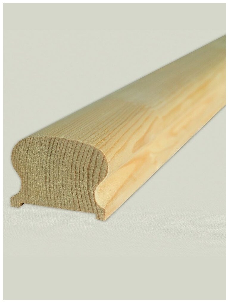 Перила деревянные под 45 балясину для поручней и перил / 1000х42х55 - (упаковка 4 штуки) - фотография № 2