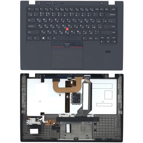 Клавиатура для ноутбука Lenovo ThinkPad X1 Carbon 1st Gen 2013 топ-панель черная 10530₽