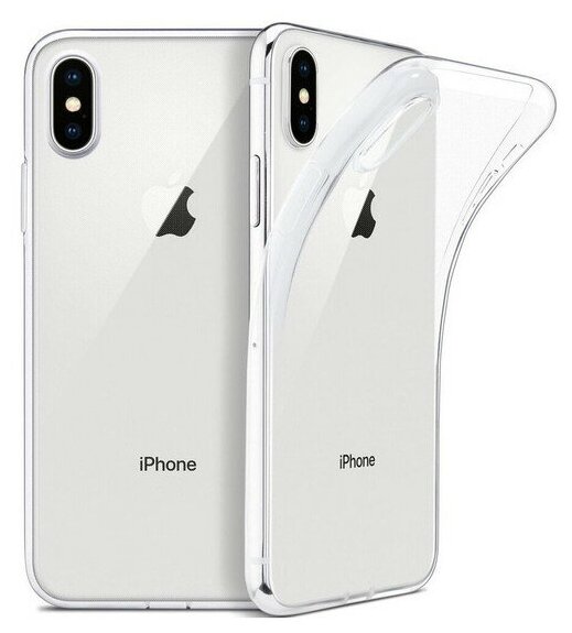 Силиконовый чехол - накладка для Apple Iphone ХR прозрачный