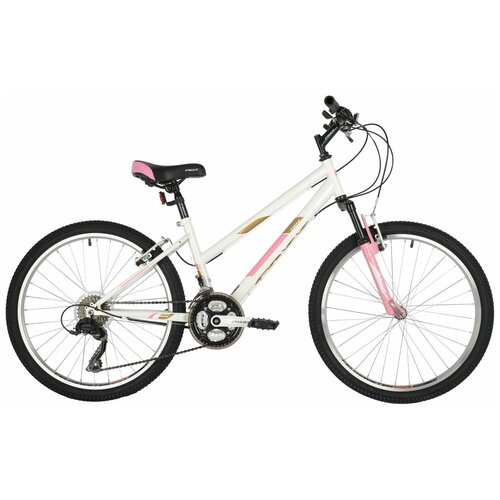 Подростковый горный (MTB) велосипед Foxx Salsa 24 (2022) рама 14 Белый