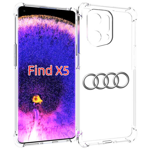 Чехол MyPads audi-ауди-7 мужской для Oppo Find X5 задняя-панель-накладка-бампер