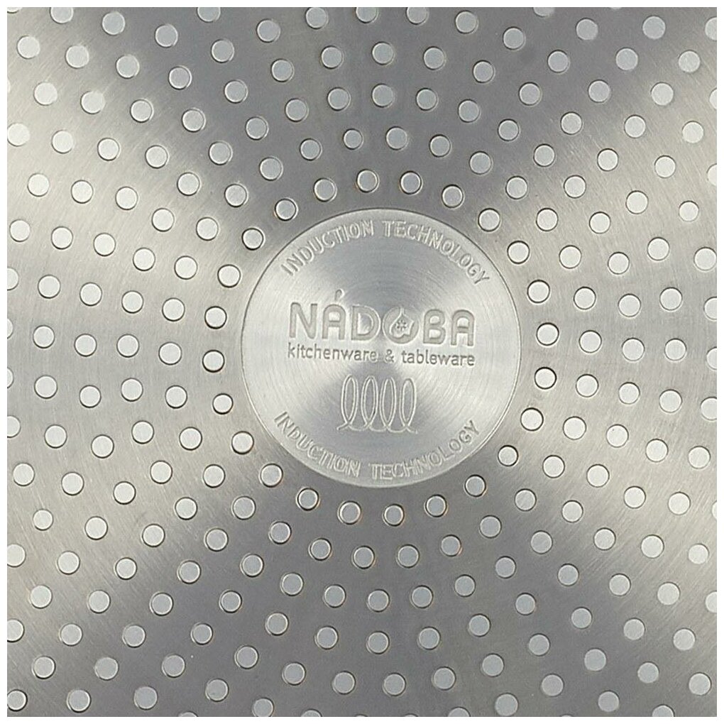 Сковорода универсальная NADOBA 24 см серый - фото №11