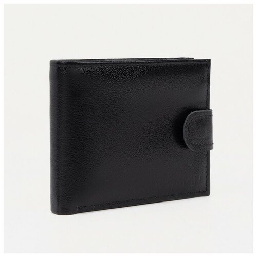 фото Кошелек , натуральная кожа, отделение для карт, черный mikimarket