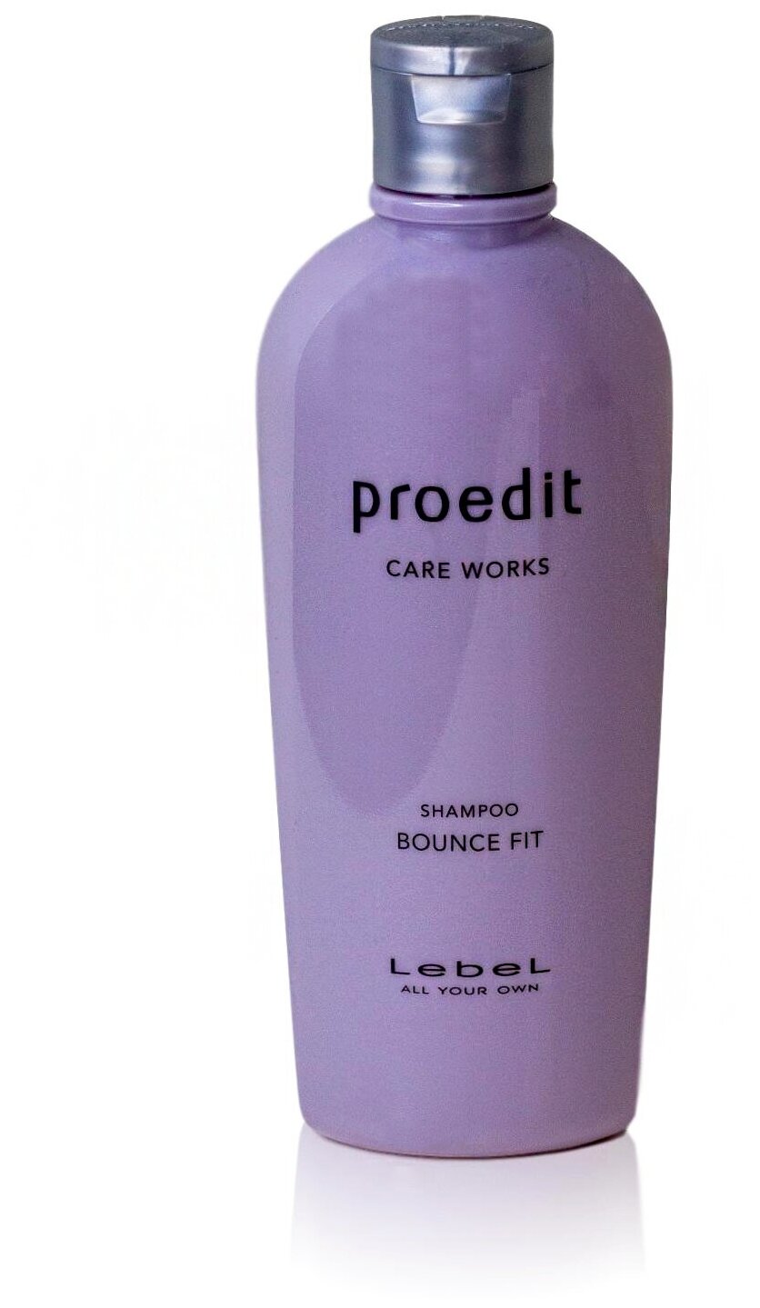 Lebel Proedit Care Works Bounce Fit Shampoo - Шампунь для мягких волос 300 мл