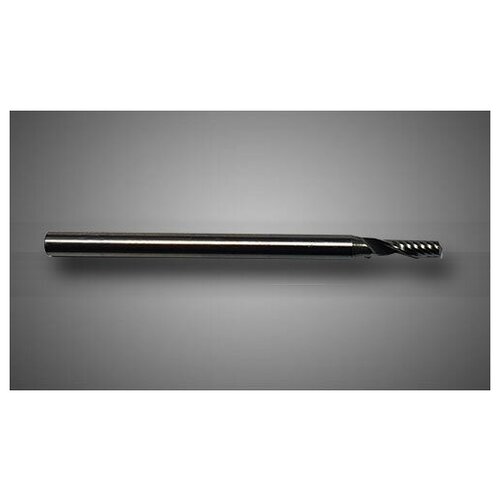 Концевая фреза Nubit-503-238100: Серия-500: Твердосплавные однозаходные О-образные фрезы Nubit (for Acrylik) Helix 30.°(выброс стружки вверх)