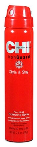 Спрей термозащитный средней фиксации Chi 44 Iron Guard Style & Stay Firm Hold Protecting Spray 74 гр CHIIGP02