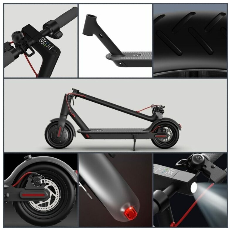 Электросамокат Xiaomi Mijia Electric Scooter 1S (FBC4027CN) Black - фото №11