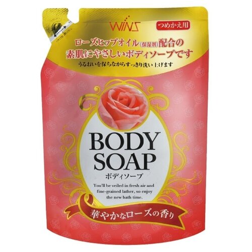 Крем-мыло для тела NIHON Wins аромат розы мягкая упаковка 400 мл