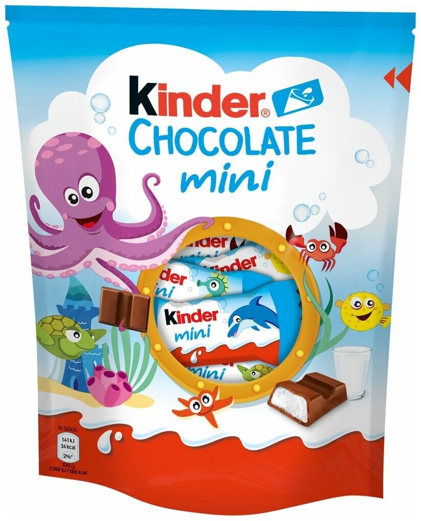 Киндер Шоколад Мини Kinder Chokolate mini, 120г