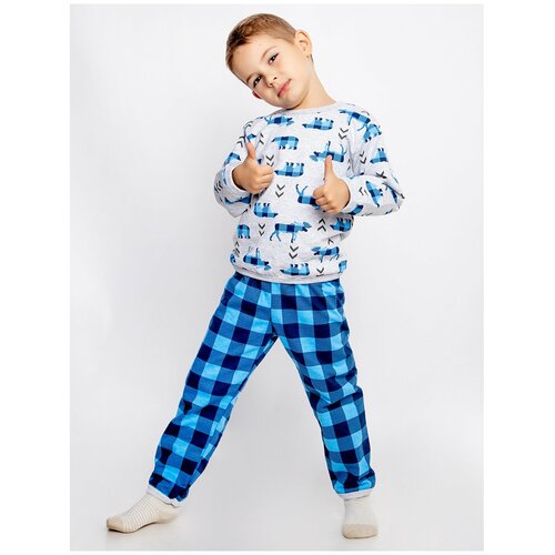 Пижама детская, для мальчика, размер 110-116