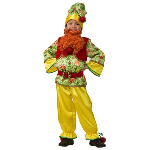 Батик Карнавальный костюм Гномик Сказочный, рост 134 см 5204-134-68 костюм халк для мальчика 15794 рост 134 см 8 10 лет