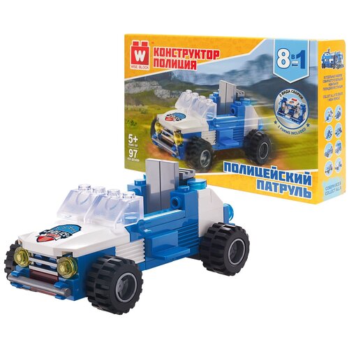 Вайс Блок. Конструктор полицейский патруль. TM Wise Block