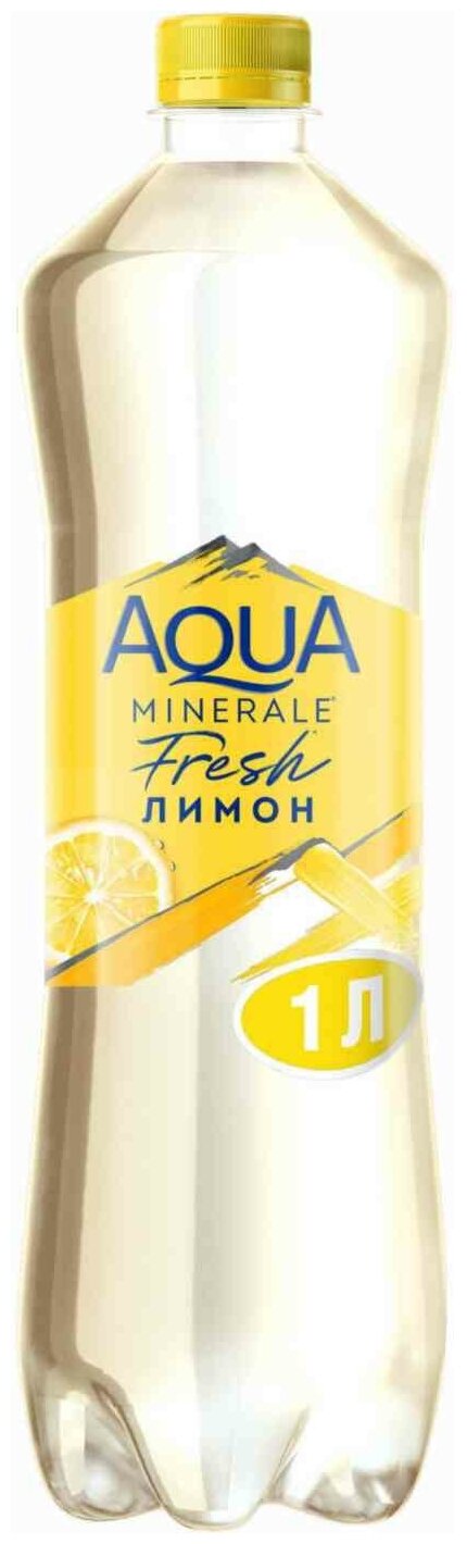 Вода питьевая Aqua Minerale Juicy Лимон 1л - фотография № 3