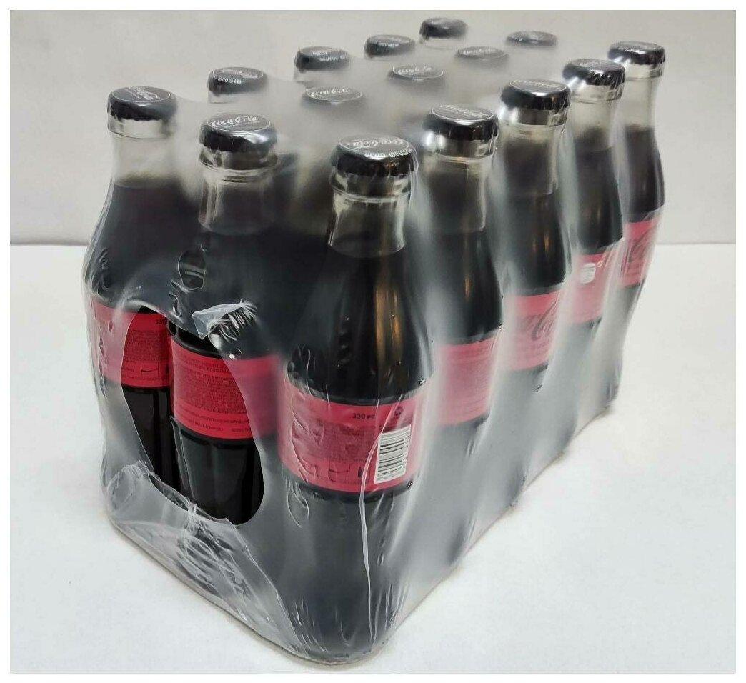 Coca-Cola ZERO, 15 шт 0.33 л, стекло, Напиток газированный Кока-Кола Зеро - фотография № 9